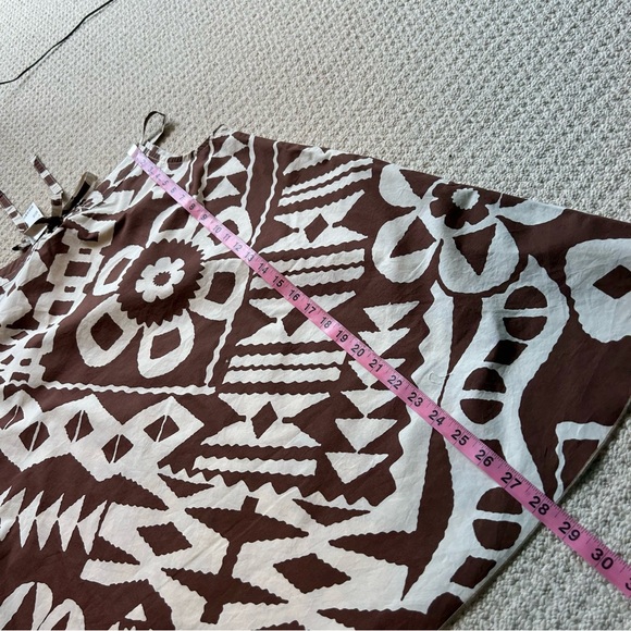 BDG Eva Tie-Front Ruched Strap Trapeze Mini Dress - Picture 9 of 9